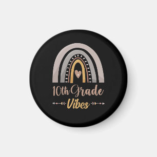 10th Grade Vibes Tenth Grade Back to School Magnet