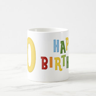 10th Happy Birthday Mug Design 2