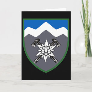 10th Mountain Ault Brigade (ukraine) Ukrainian Mil Card