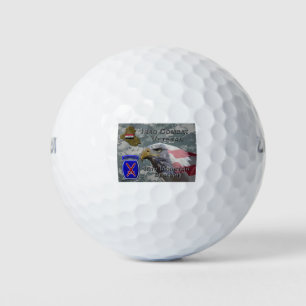 10th Mountain Div Iraq Combat Veteran Golf Balls