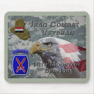 10th Mountain Div Iraq Combat Veteran Mouse Mat