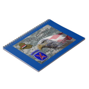 10th Mountain Div Iraq Combat Veteran Notebook