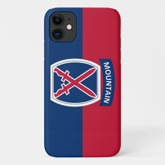 10th Mountain Division Case-Mate iPhone Case (Back)