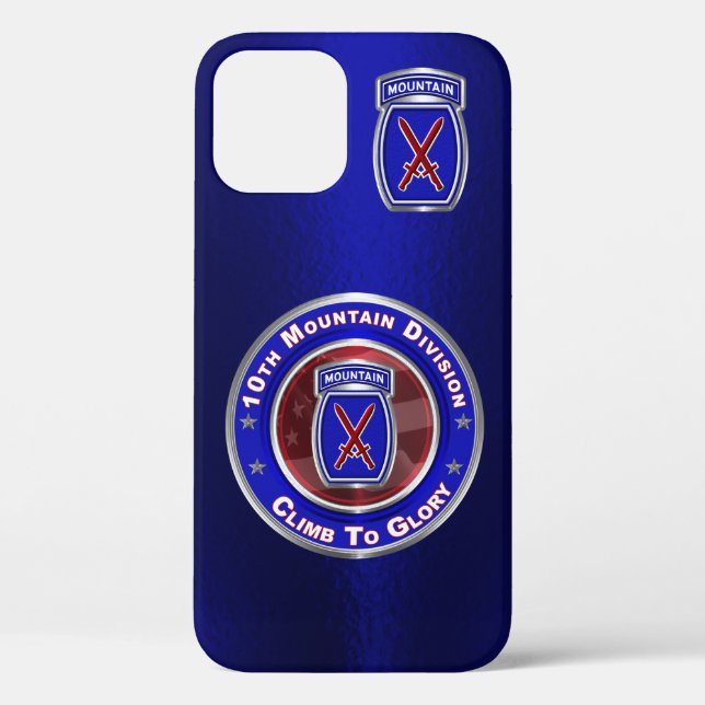 10th Mountain Division “Climb To Glory” Customised Case-Mate iPhone Case (Back)