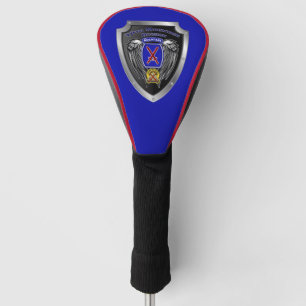 10th Mountain Division ”Climb To Glory” Shield Golf Head Cover