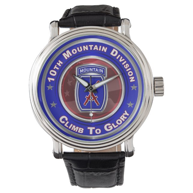 10th Mountain Division “Climb To Glory”  Watch (Front)