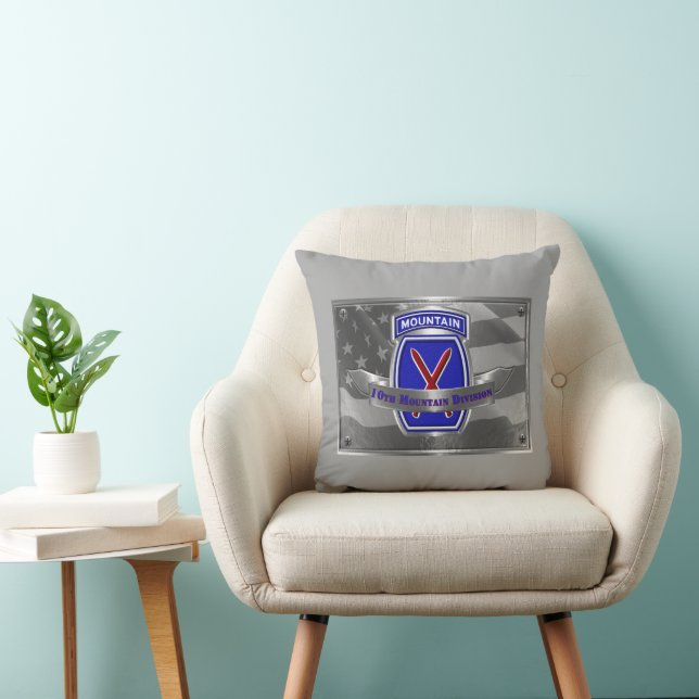 10th Mountain Division  Cushion (Chair)