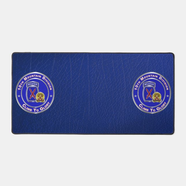 10th Mountain Division Desk Mat (Front)