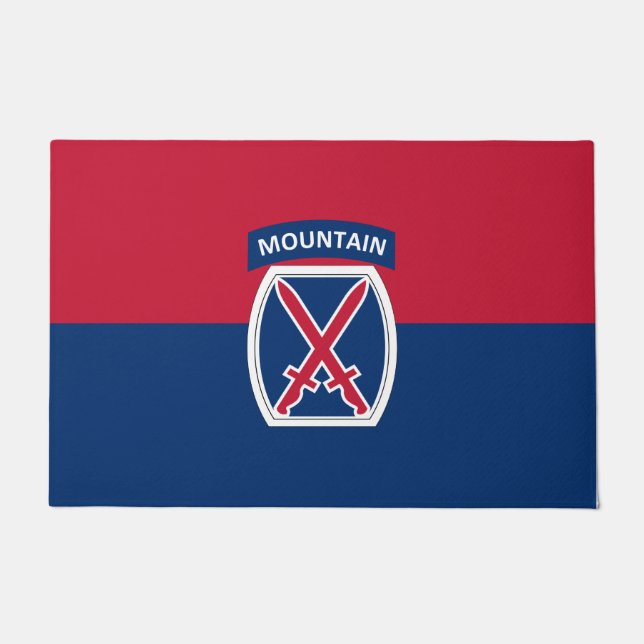 10th Mountain Division Doormat (Front)