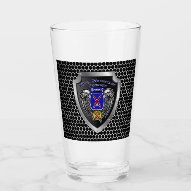 10th Mountain Division  Glass (Front)