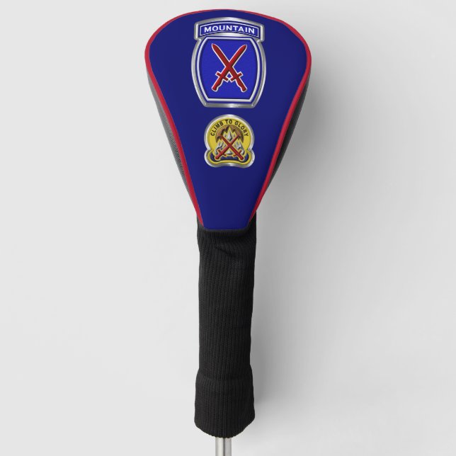 10th Mountain Division  Golf Head Cover (Front)