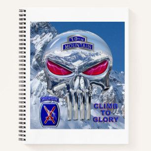 10th Mountain Division Hardcore Version Notebook