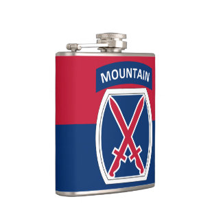 10th Mountain Division Hip Flask