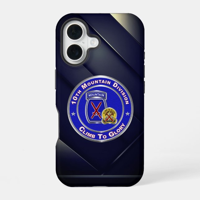 10th Mountain Division  iPhone 16 Case (Back)