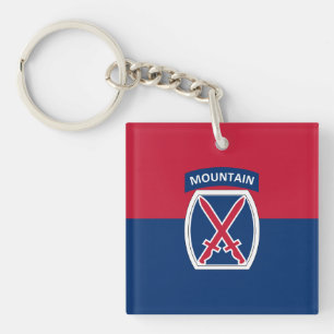 10th Mountain Division Key Ring