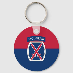 10th Mountain Division Key Ring