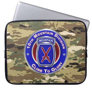 10th Mountain Division Laptop Sleeve
