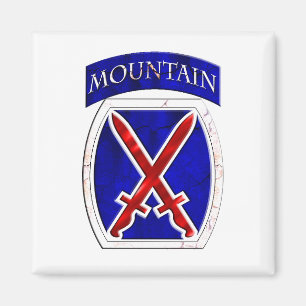 10th Mountain Division Magnet