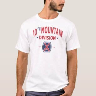 10th Mountain Division "Mountaineer" Badge T-Shirt