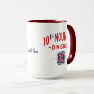 10th Mountain Division "Mountaineer" Custom Mug