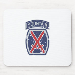 10th Mountain Division "Mountaineer" Mouse Mat