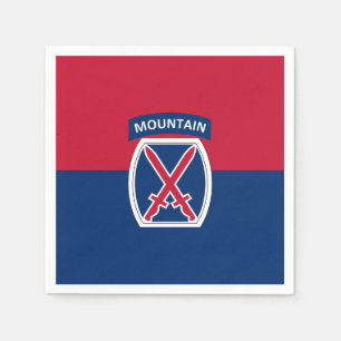 10th Mountain Division Napkin