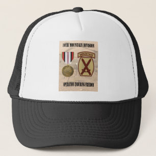 10th Mountain Division Operation Enduring Freedom Trucker Hat