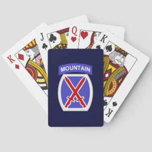 10th Mountain Division Playing Cards