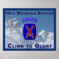 10th Mountain Division Poster