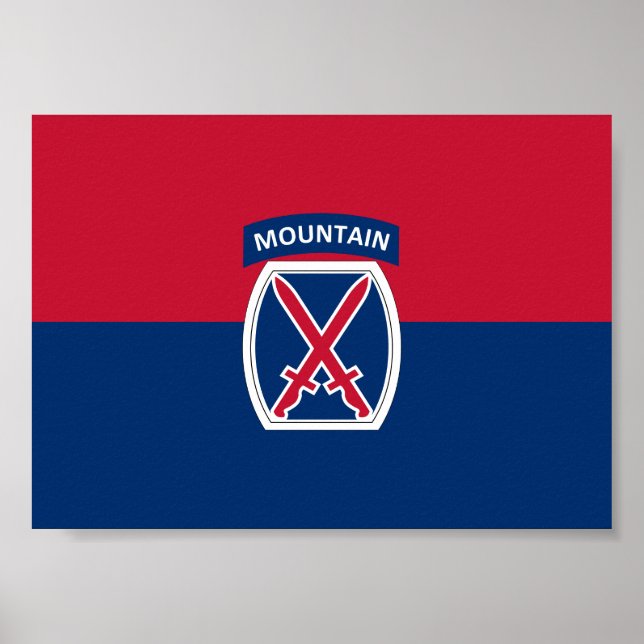 10th Mountain Division Poster (Front)