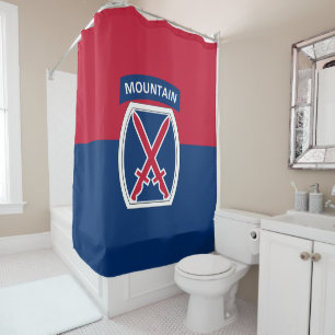 10th Mountain Division Shower Curtain