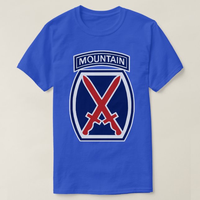 10th Mountain Division T-Shirt (Design Front)