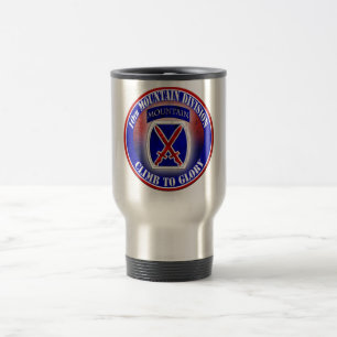 10th Mountain Division Travel Mug