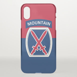 10th Mountain Division iPhone X Case