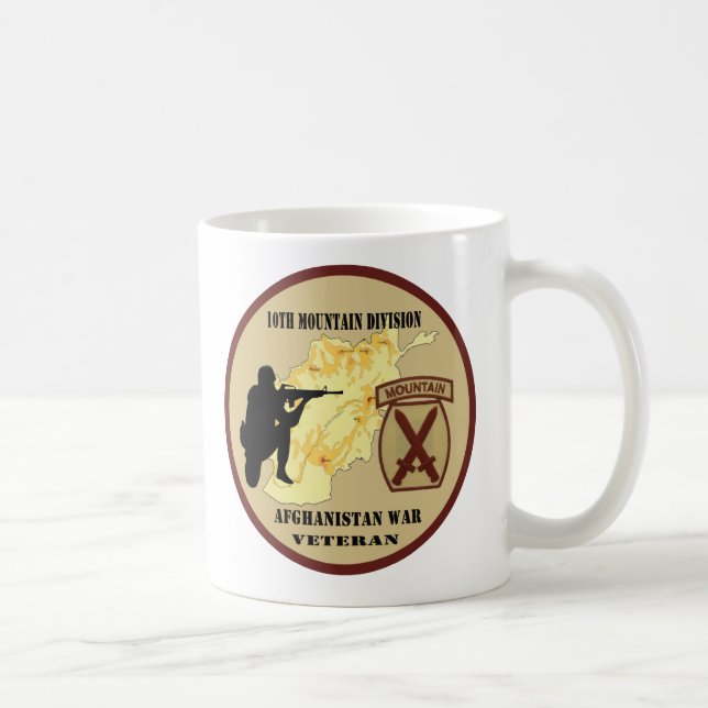 10th Mountain Division Veteran Coffee Cup (Right)