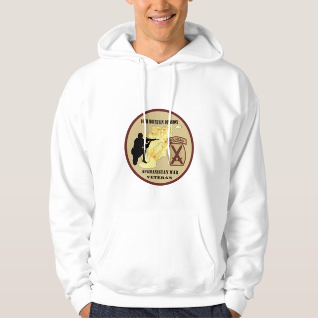 10th Mountain Division Veteran Hoodie (Front)