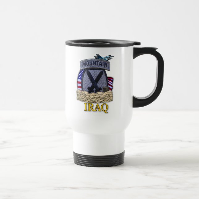 10th mountain division veterans iraq vets Mug (Right)