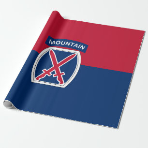 10th Mountain Division Wrapping Paper