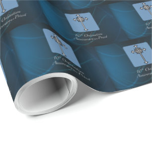 10th Ordination Anniversary of Priest Wrapping Paper