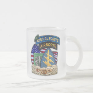 10th Special forces green berets flash frosty mug