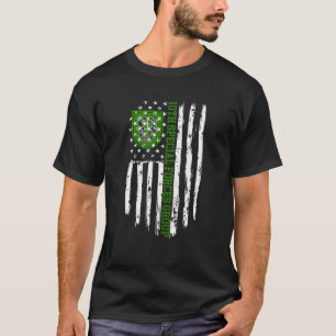 10Th Special Forces Group 10Th Sfg American Flag T-Shirt
