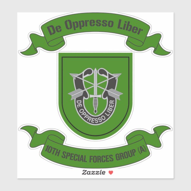 10th Special Forces Group (Airborne) 10th SFG (Sheet)