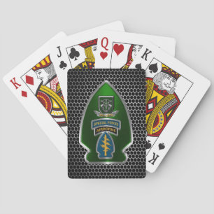 10th Special Forces Group Airborne “Arrowhead” Playing Cards