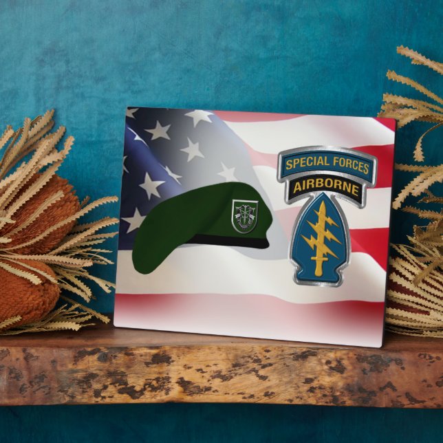 10th Special Forces Group (AIRBORNE)  Plaque (Side)