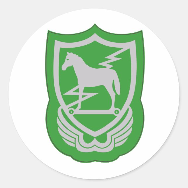 10th Special Forces Group Classic Round Sticker (Front)