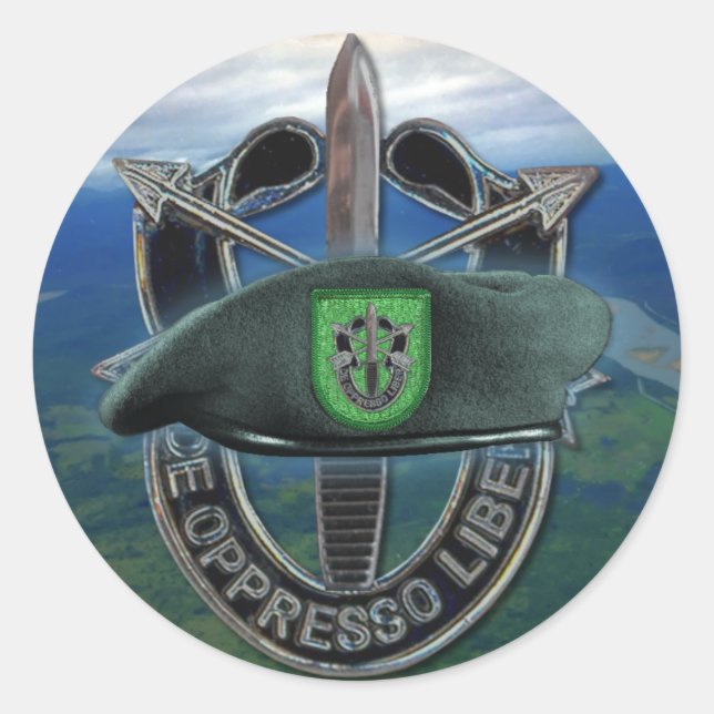 10th Special forces group Green Berets son Sticker (Front)