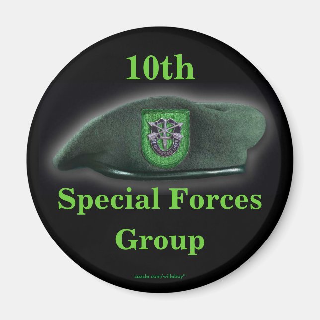 10th special forces group mum vets magnet wife son (Front)