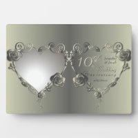 10th Tin Rose Digital Image Frame Anniversary
