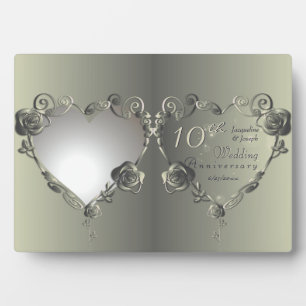 10th Tin Rose Digital Image Frame Anniversary
