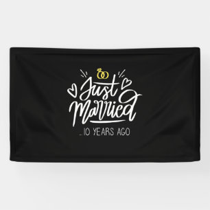 10th Wedding Anniversary Banner